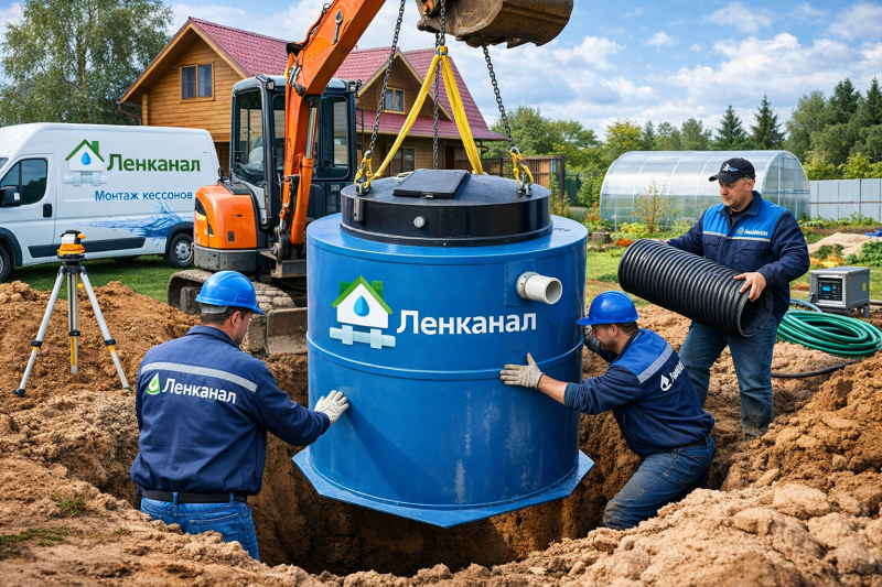 Установка кессона