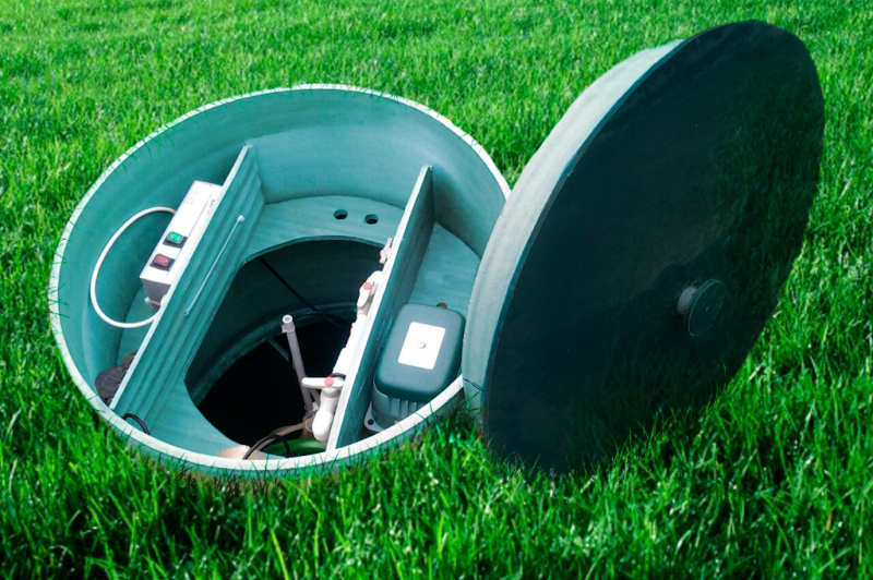 Как посчитать объем круглого септика в кубических метрах?