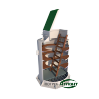 Погреб Атлант №2 (1200х2000)