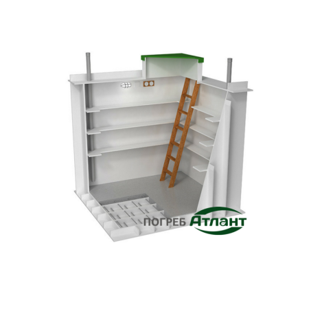 Погреб Атлант №1 (1200х1200х2000)