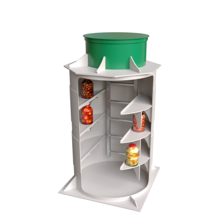 Пластиковый погреб Кодас 4