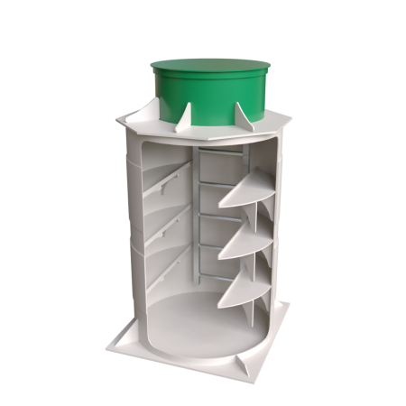 Пластиковый погреб Кодас 4