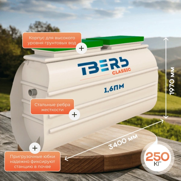 Септик Тверь Classic 1,6ПМ