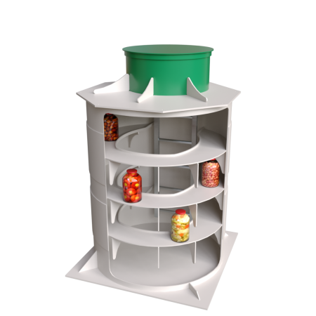 Пластиковый погреб Кодас 5