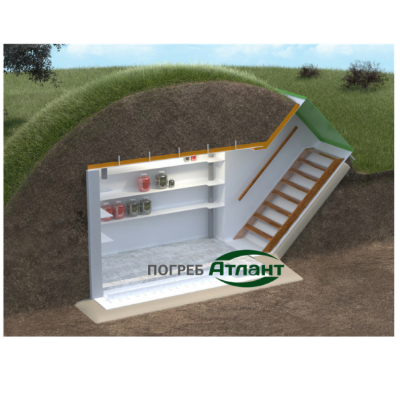 Погреб Атлант №3 (1500х1500х2000)