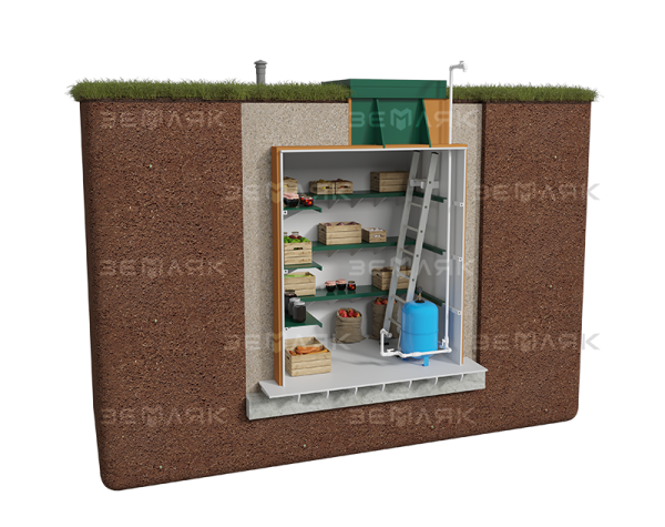 Погреб-кессон Земляк 2000х1500